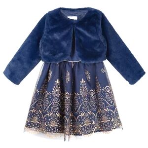 Rare editions little girls 2pc dress